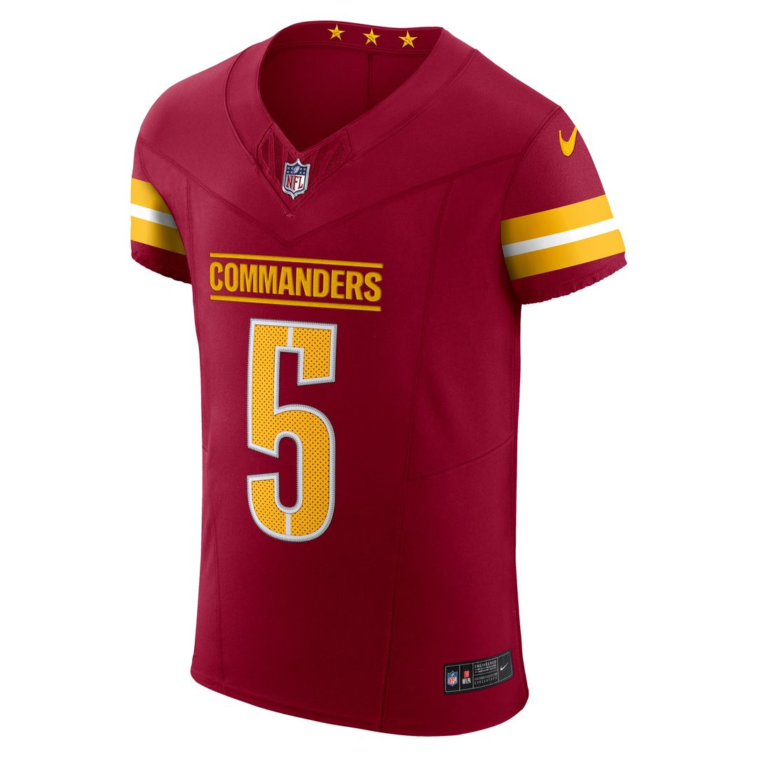 Jayden Daniels Washington Commanders Nike Team Vapor F.U.S.E. Elite Jersey - Burgundy