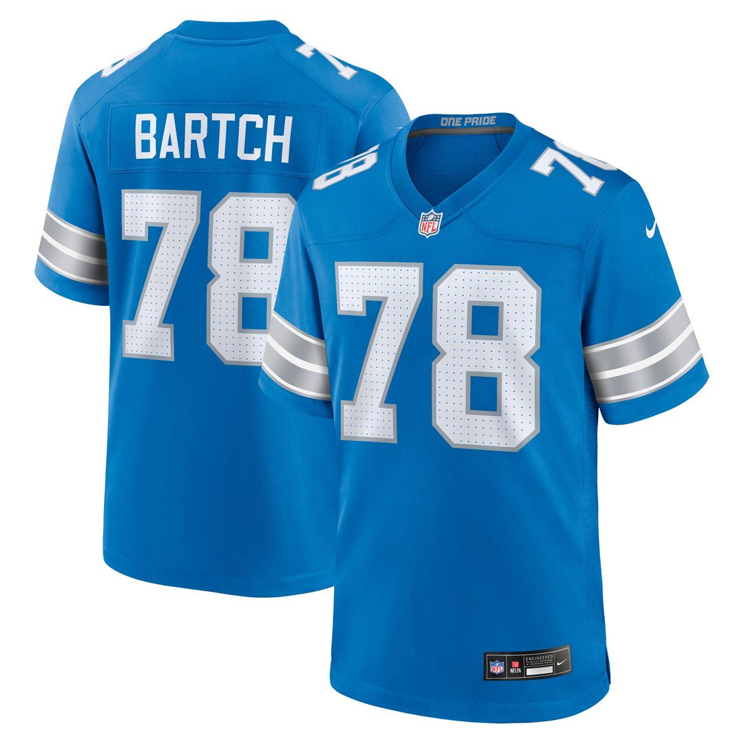 Ben Bartch Detroit Lions Nike Team Game Official Jersey -  Blue