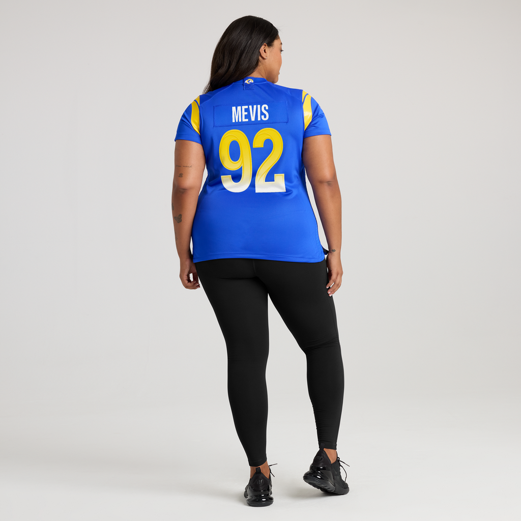 Harrison Mevis Los Angeles Rams Nike Women's Team Game Official Jersey -  Royal
