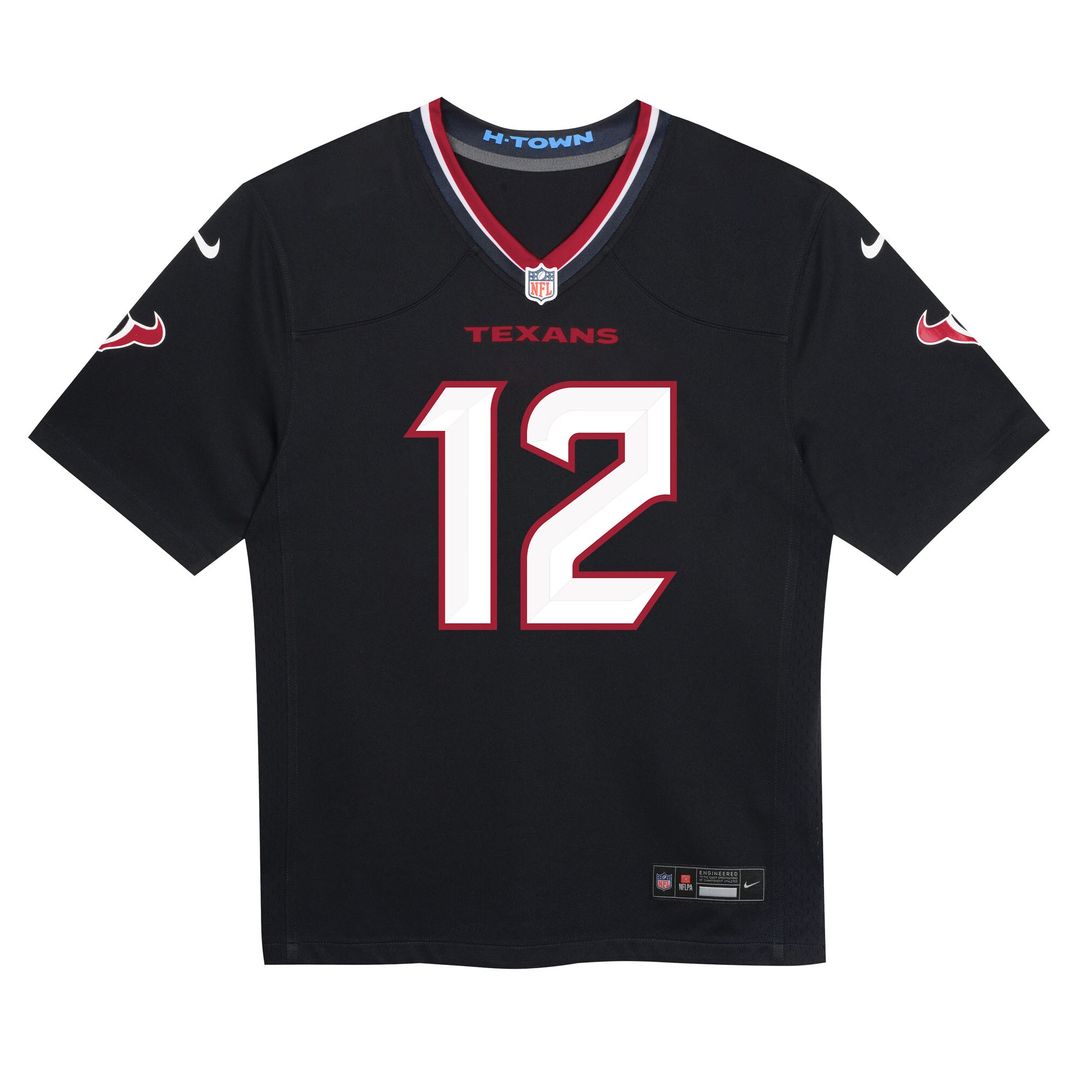 Nico Collins Houston Texans Nike Preschool Team Player Game Official Jersey - Navy