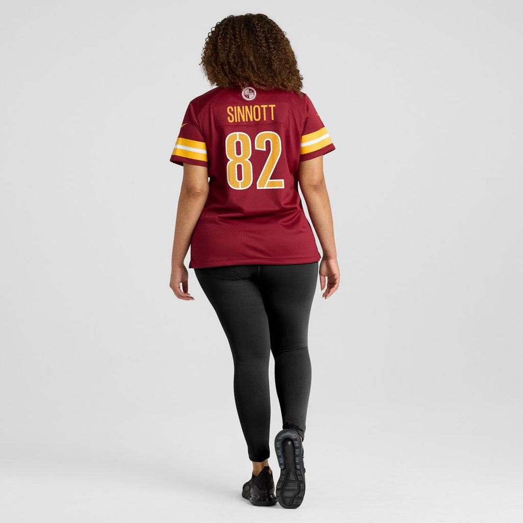 Ben Sinnott Washington Commanders Nike Women's Team Game Official Jersey -  Burgundy