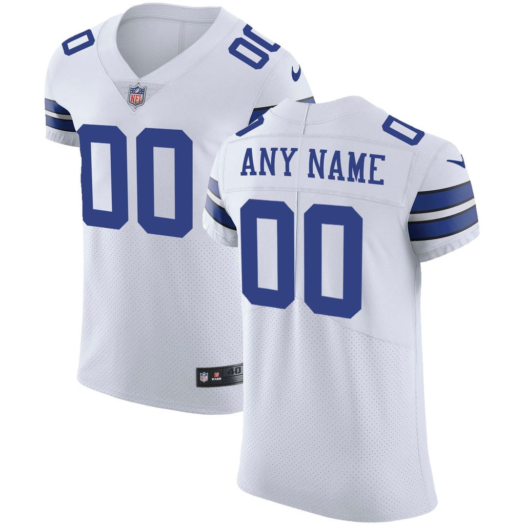 Dallas Cowboys Nike Vapor Untouchable Custom Elite Official Jersey - White