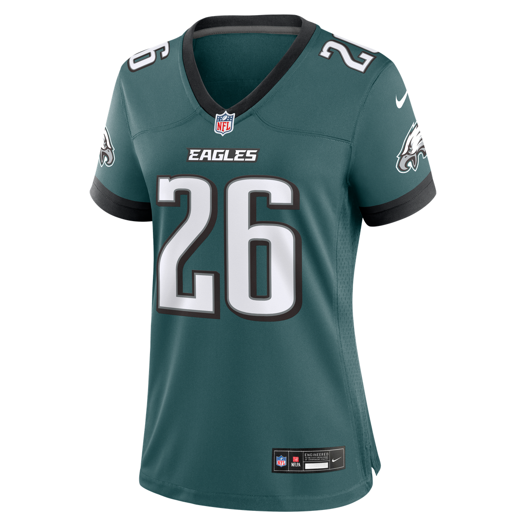 Saquon Barkley Philadelphia Eagles Nike Women's Team Game Jersey - Midnight Green