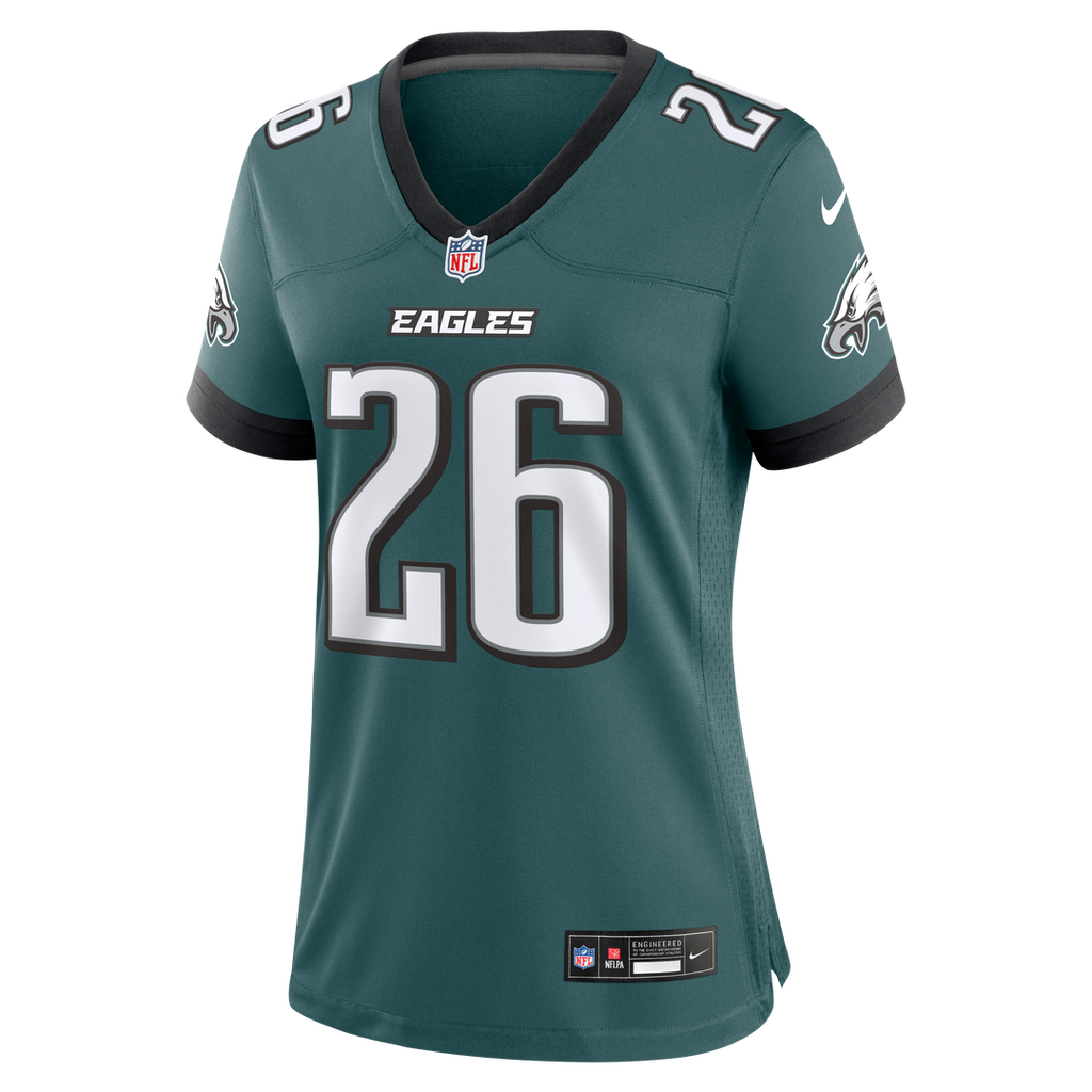 Saquon Barkley Philadelphia Eagles Nike Women's Team Game Jersey - Midnight Green