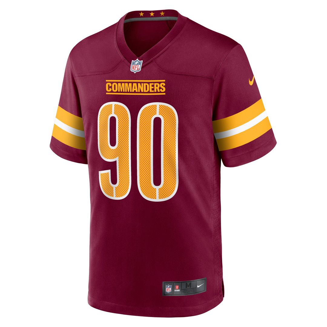 Javontae Jean-Baptiste Washington Commanders Nike  Game Official Jersey -  Burgundy