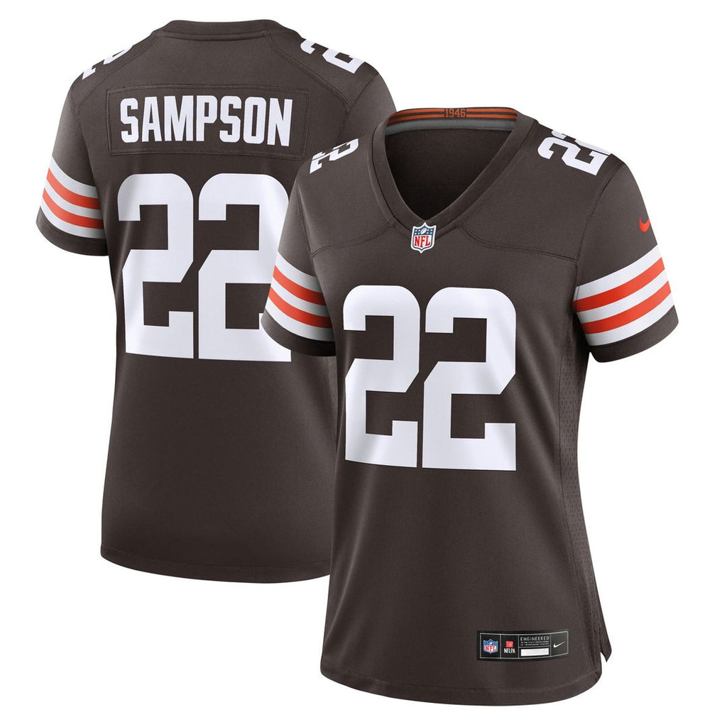 Dylan Sampson Cleveland Browns Nike Women's Team Game Official Jersey -  Brown