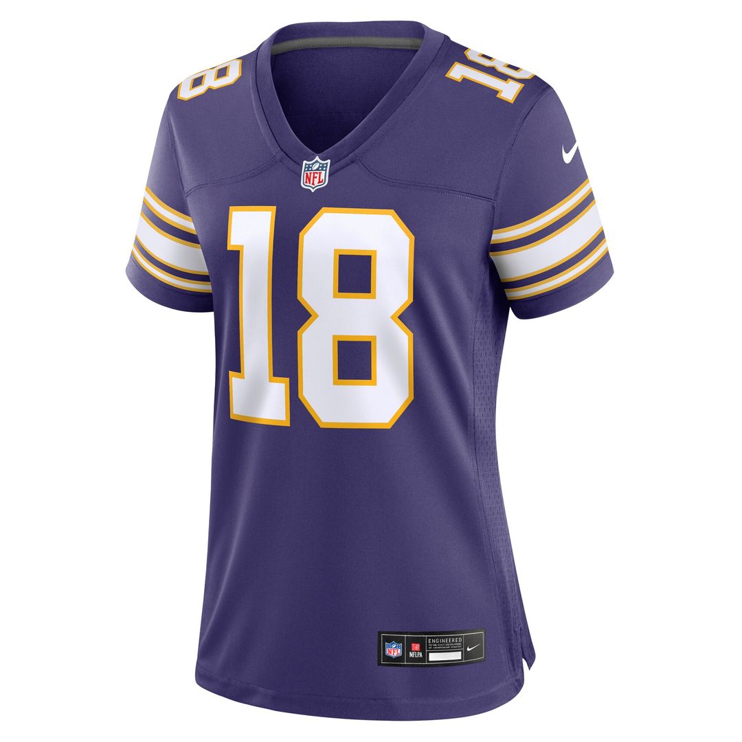Justin Jefferson Minnesota Vikings Nike Women's Player Official Jersey - Purple