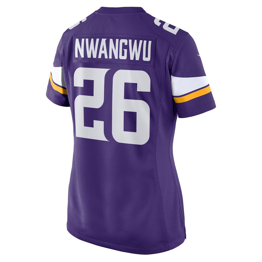 Kene Nwangwu Minnesota Vikings Nike Women's Game Official Jersey - Purple