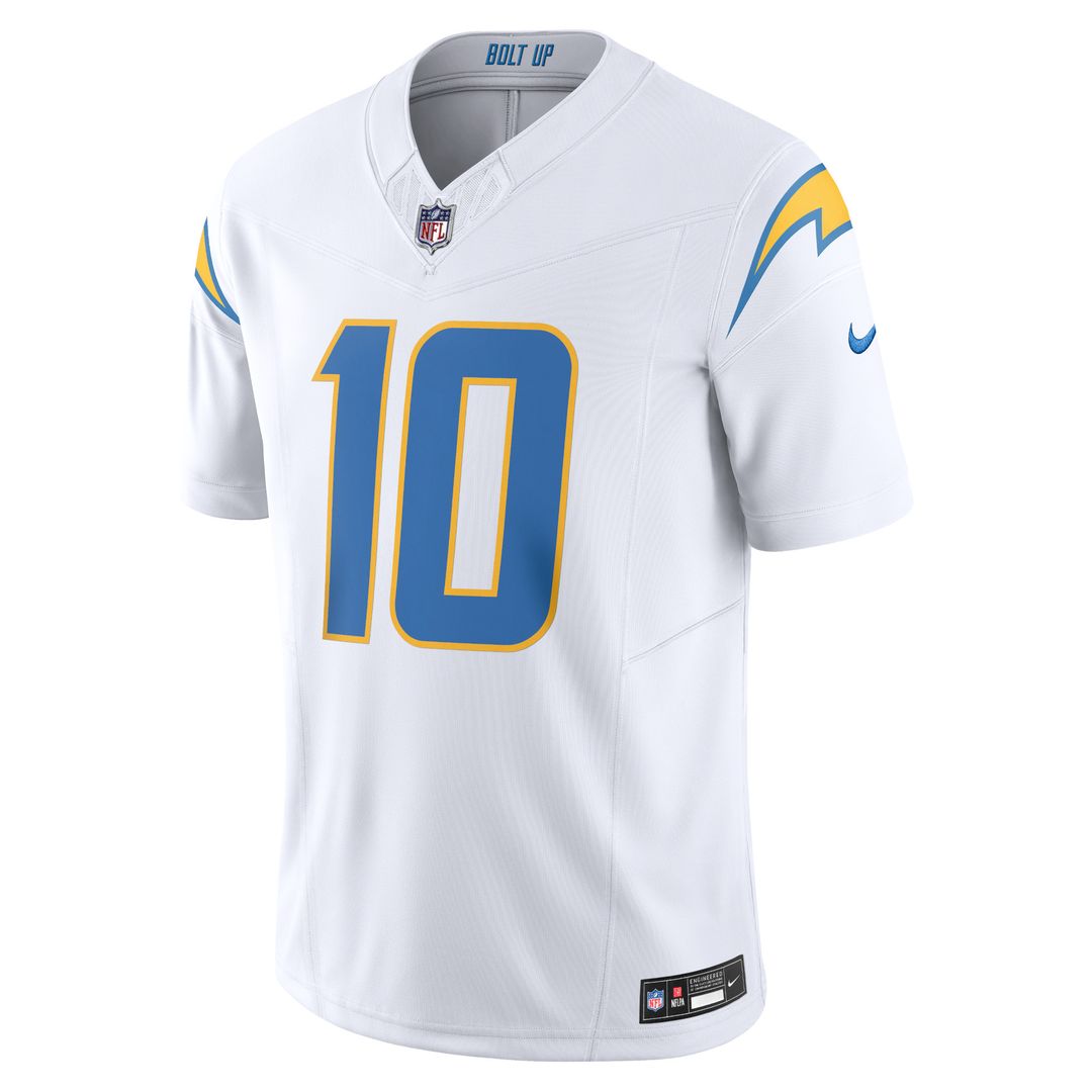 Justin Herbert Los Angeles Chargers Nike Vapor F.U.S.E. Limited Official Jersey - White