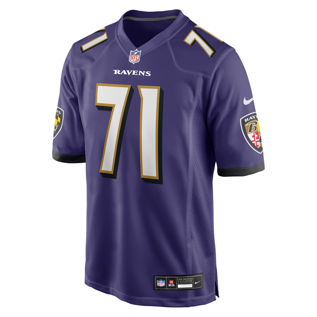 Carson Vinson Baltimore Ravens Nike Team Game Official Jersey -  Purple