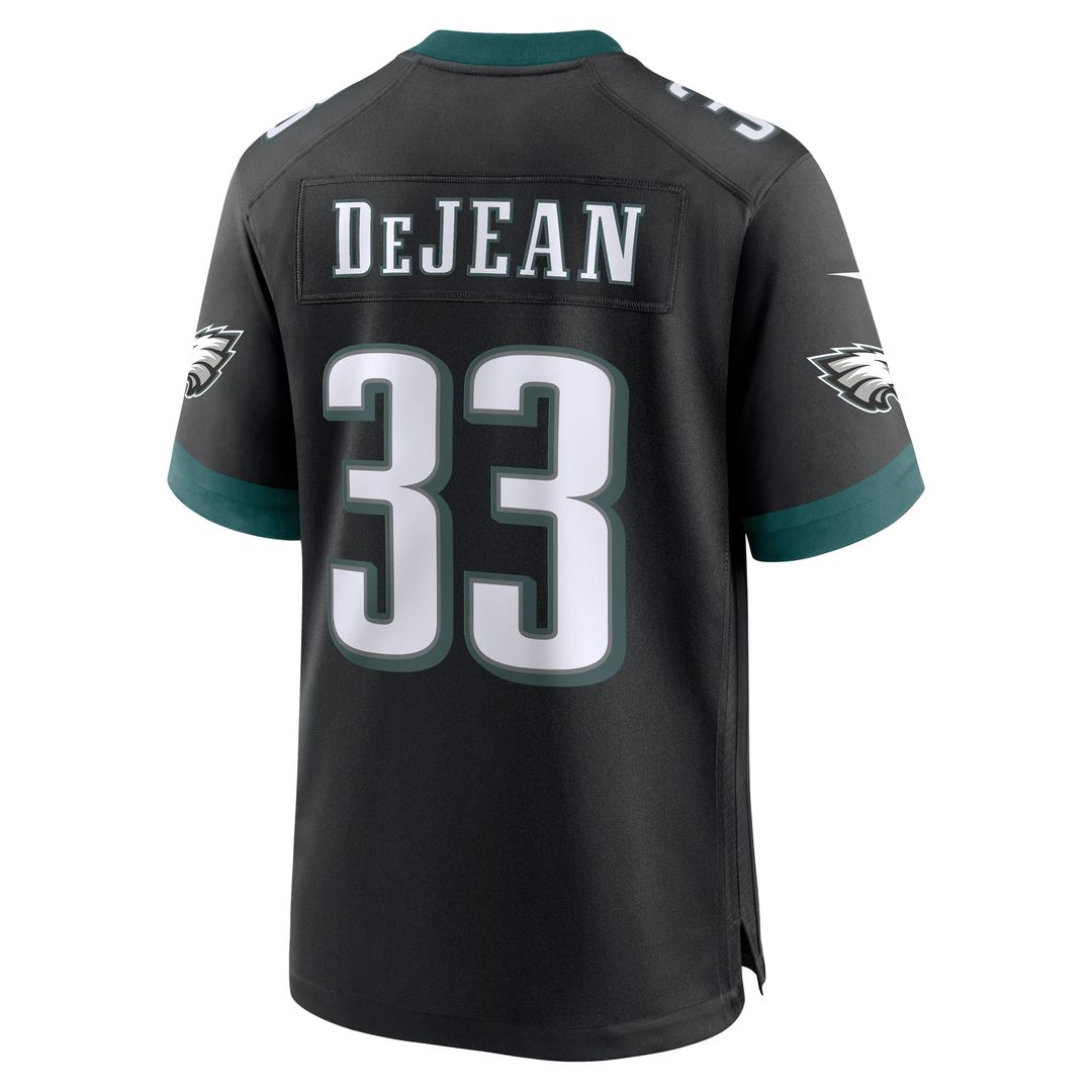 Cooper DeJean Philadelphia Eagles Nike  Alternate Player Game Official Jersey - Black