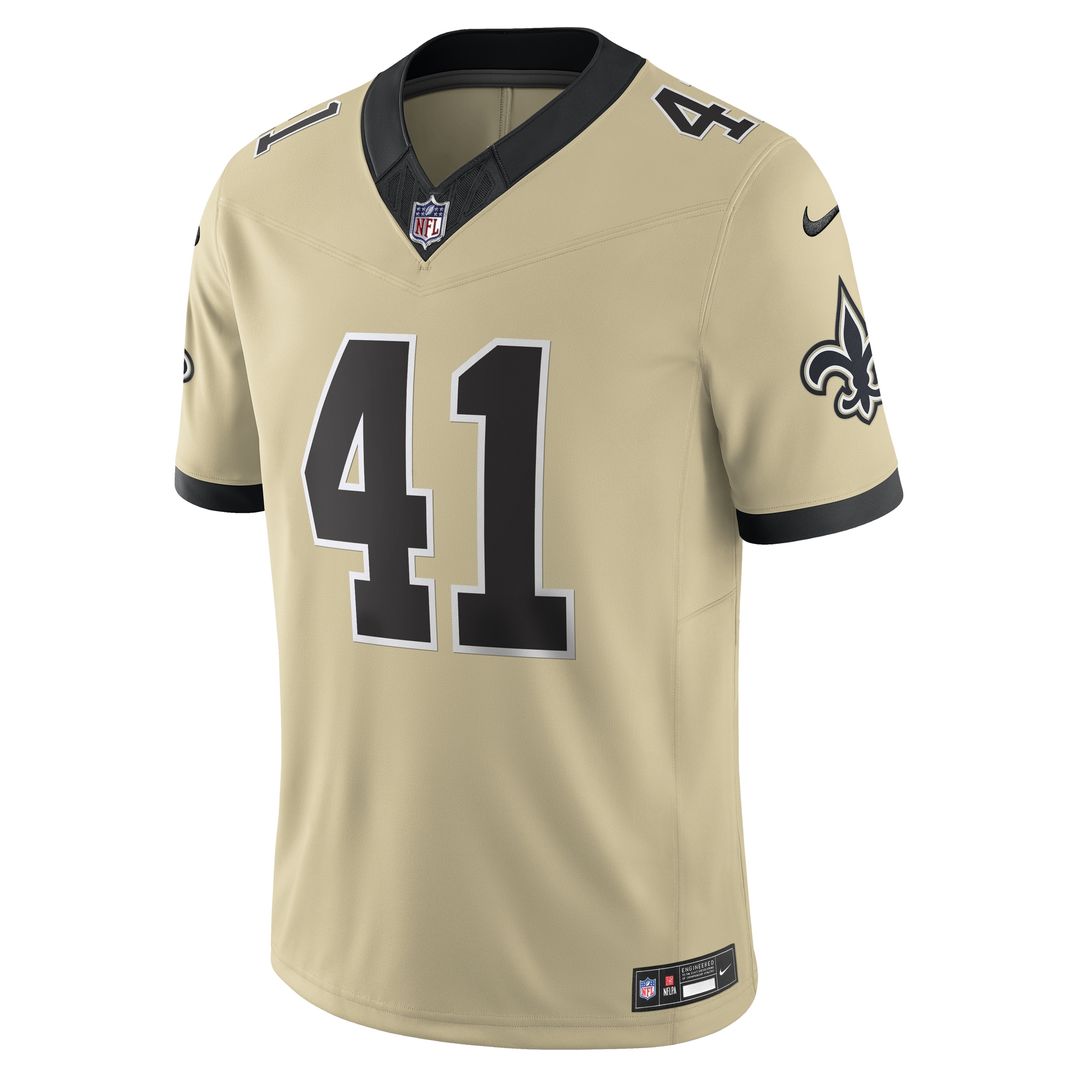 Alvin Kamara New Orleans Saints Nike Alternate Vapor F.U.S.E. Limited Official Jersey - White