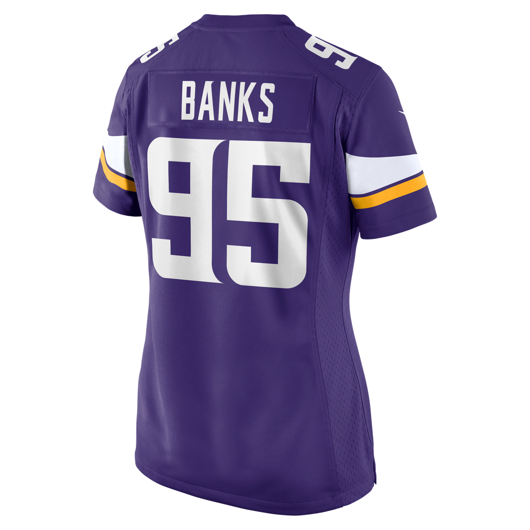 Caleb Banks Minnesota Vikings Nike Women's Team Game Official Jersey -  Purple