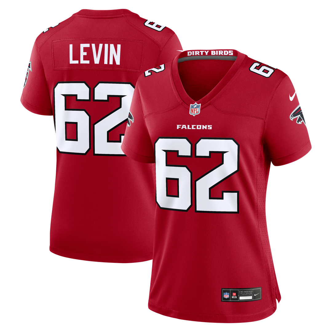 Corey Levin Atlanta Falcons Nike Women's Team Game Official Jersey -  Red