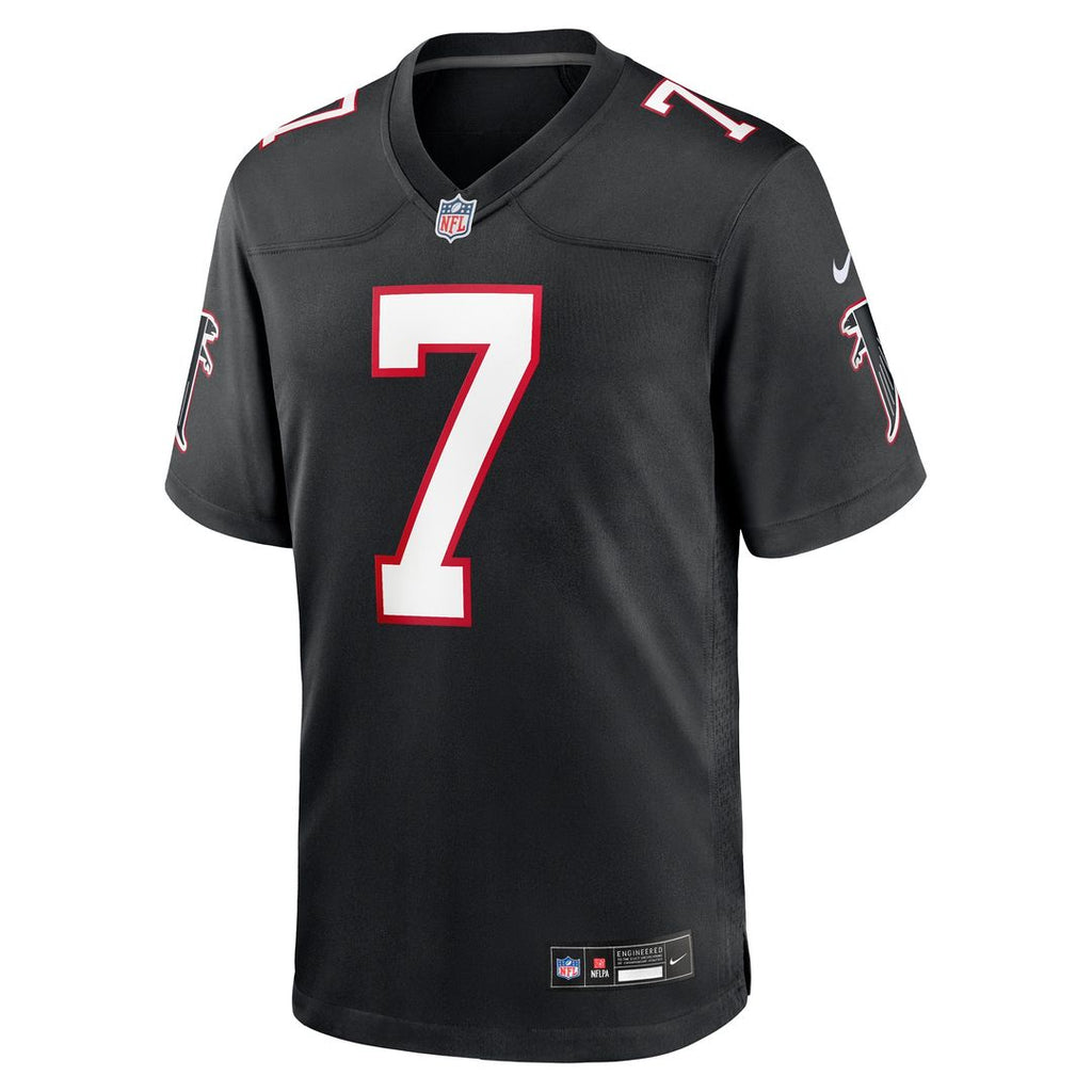 Bijan Robinson Atlanta Falcons Nike  Throwback Game Official Jersey - Black