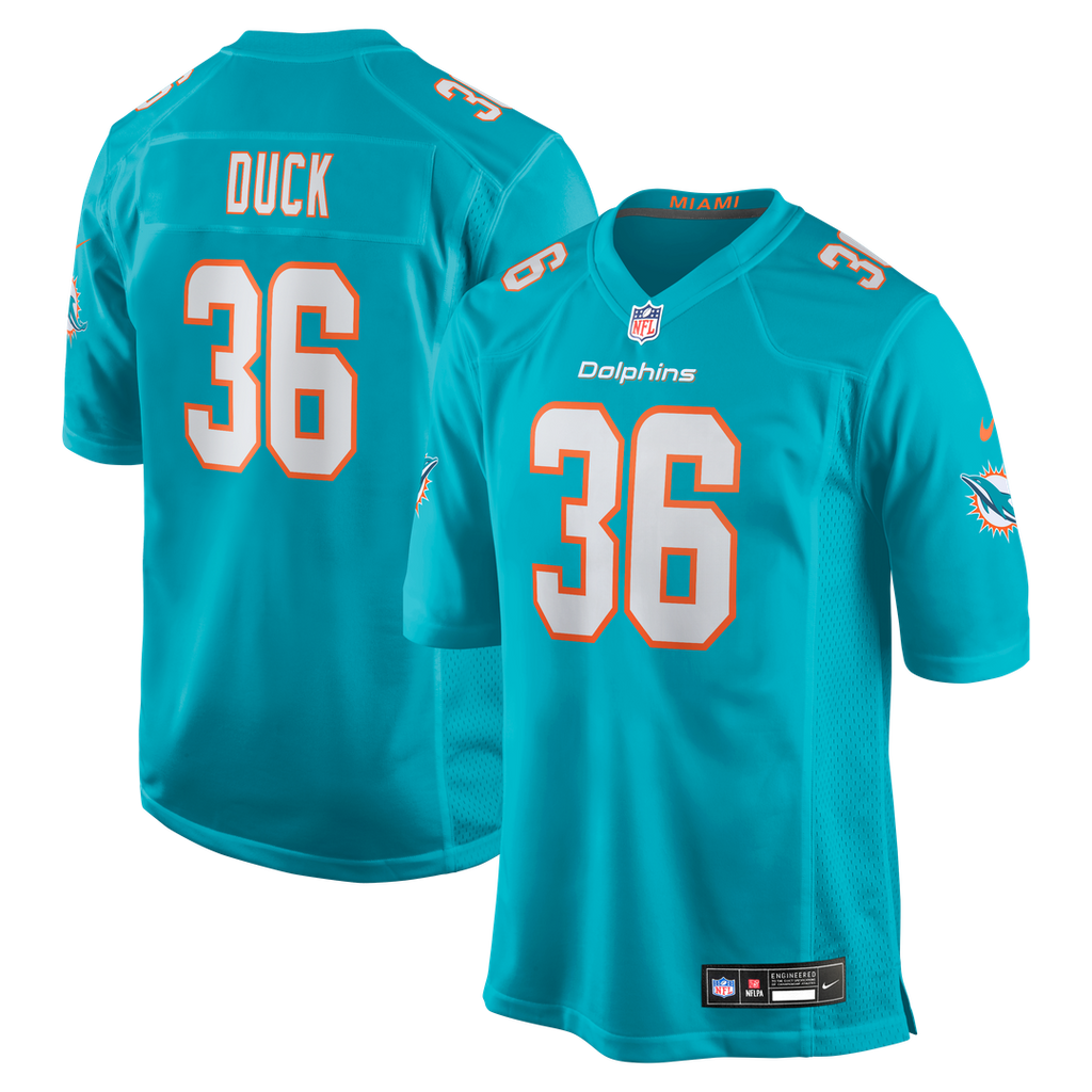 Storm Duck Miami Dolphins Nike Game Jersey - Aqua