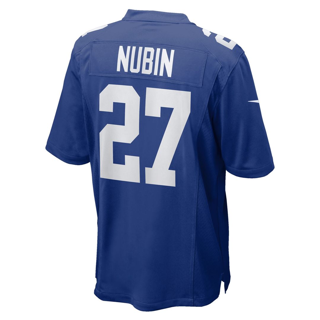 Tyler Nubin New York Giants Nike Team Game Official Jersey -  Royal
