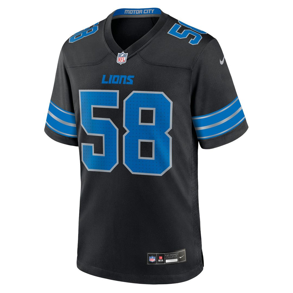 Penei Sewell Detroit Lions Nike Game Official Jersey - Blue