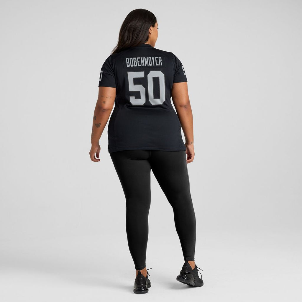 Jacob Bobenmoyer Las Vegas Raiders Nike Women's Game Player Official Jersey - Black