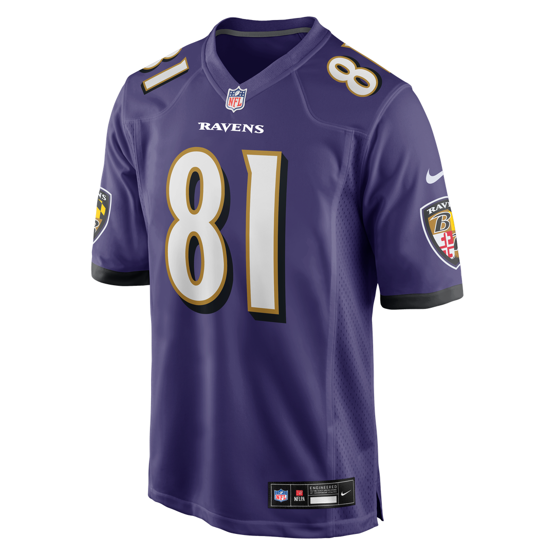 Devontez Walker Baltimore Ravens Nike Team Game Jersey - Purple