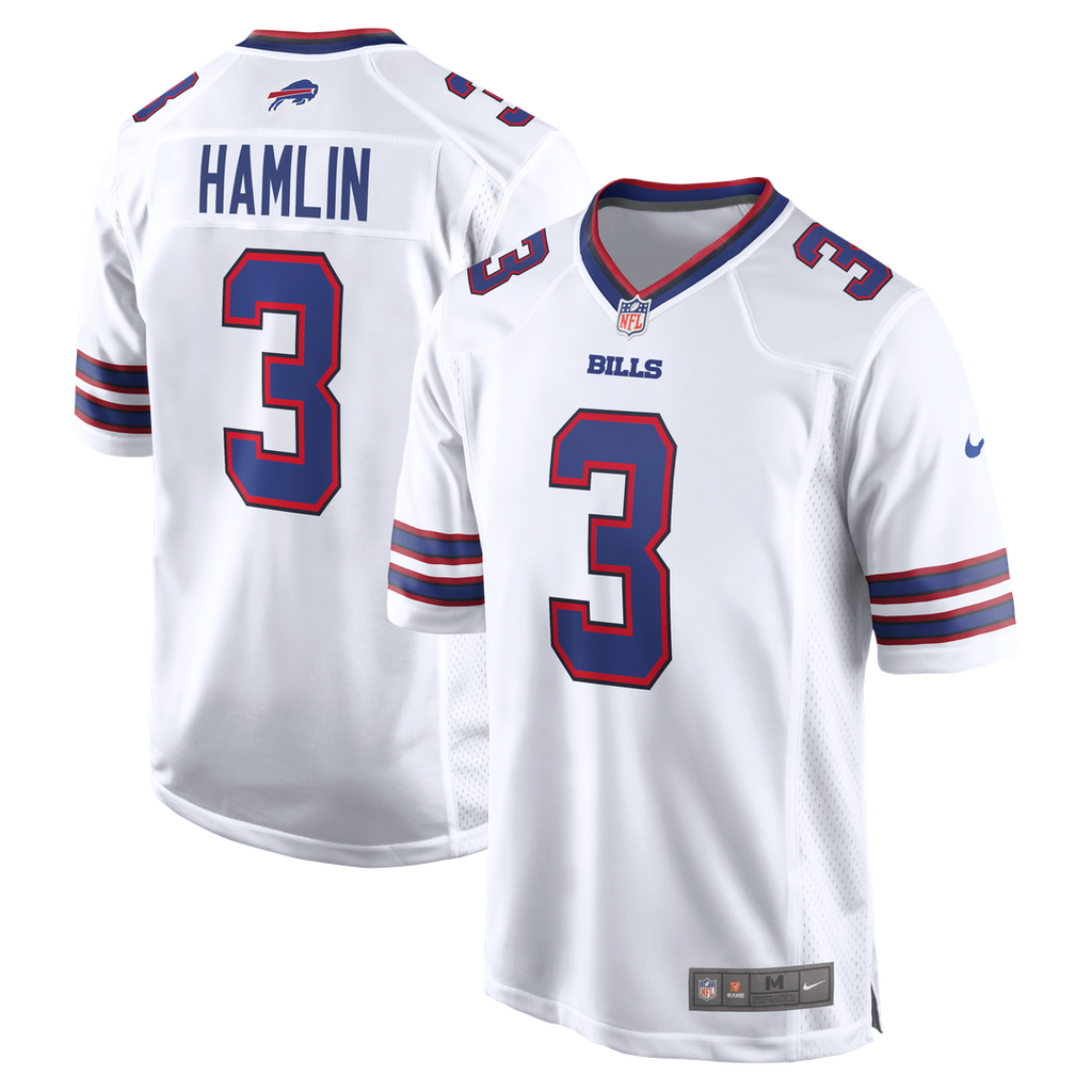 Damar Hamlin Buffalo Bills Nike Game Jersey - White