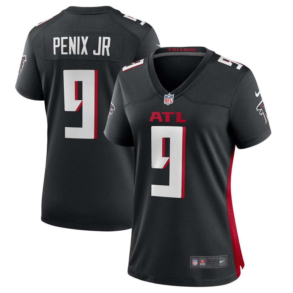 Michael Penix Jr. Atlanta Falcons Nike Women's Game Official Jersey -  Black