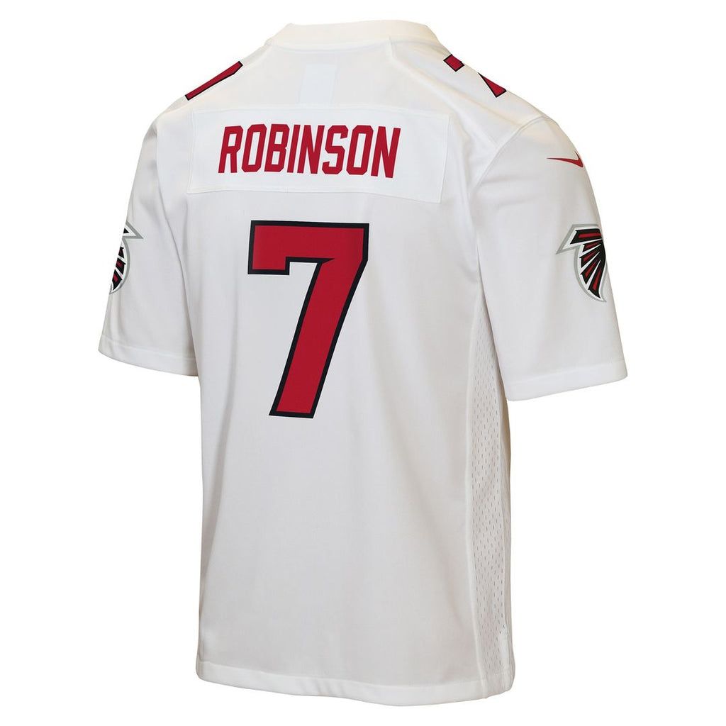Bijan Robinson Atlanta Falcons Nike Youth Game Official Jersey - White