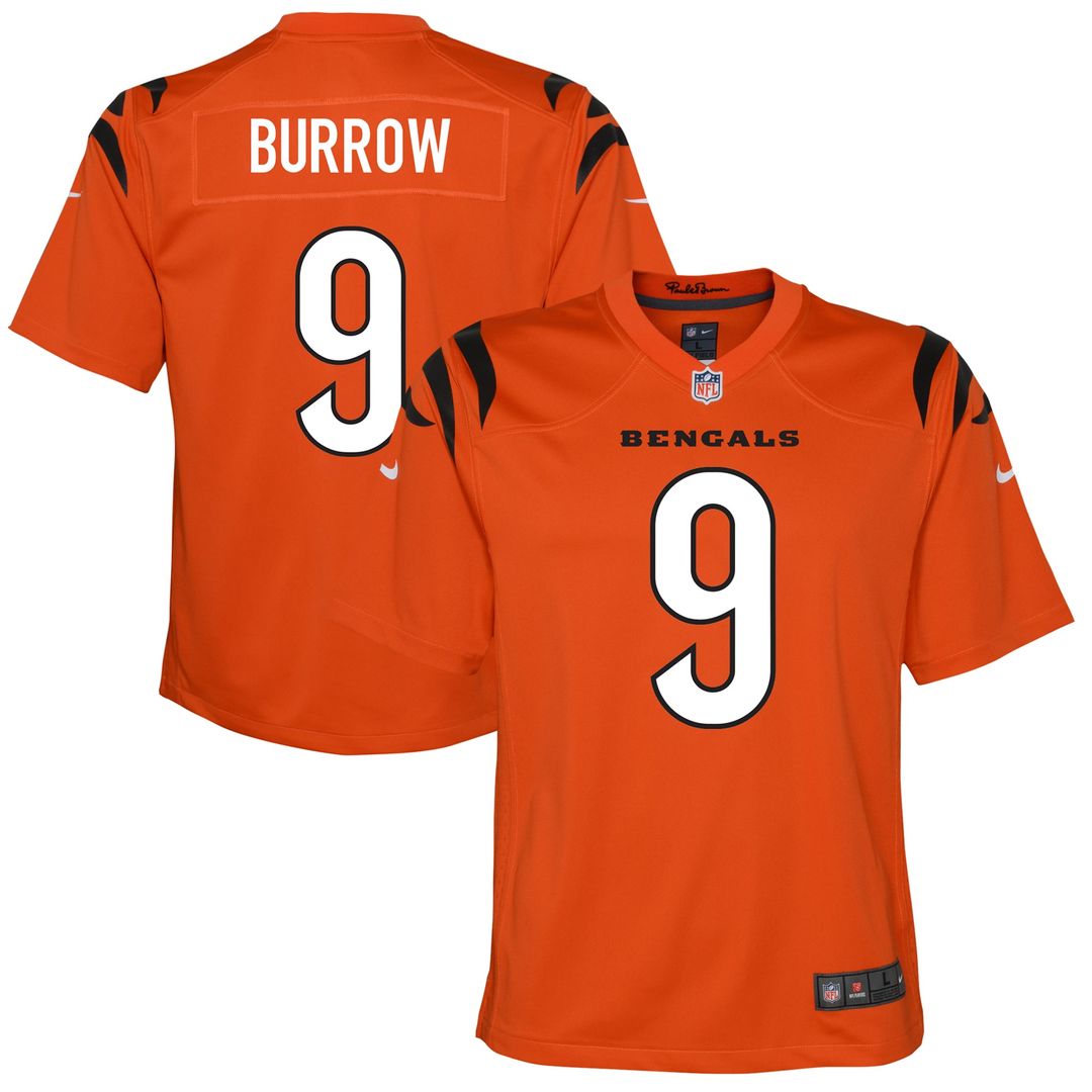 Joe Burrow Cincinnati Bengals Nike Youth Game Jersey - Black