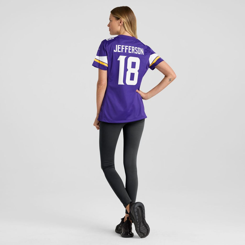 Justin Jefferson Minnesota Vikings Nike Women's Game Official Jersey - Purple