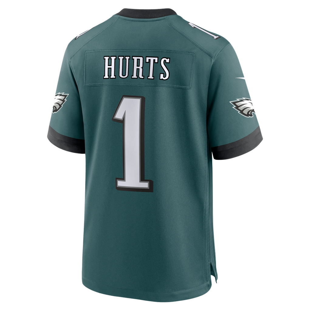 Jalen Hurts Philadelphia Eagles Nike Team Game Official Jersey -  Midnight Green