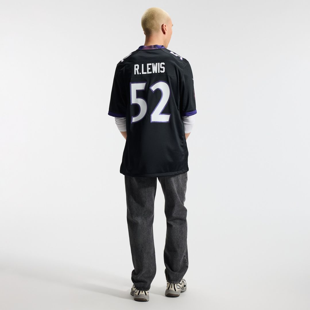 Ray Lewis Baltimore Ravens Nike Alternate Retired Player Game Official Jersey - Black