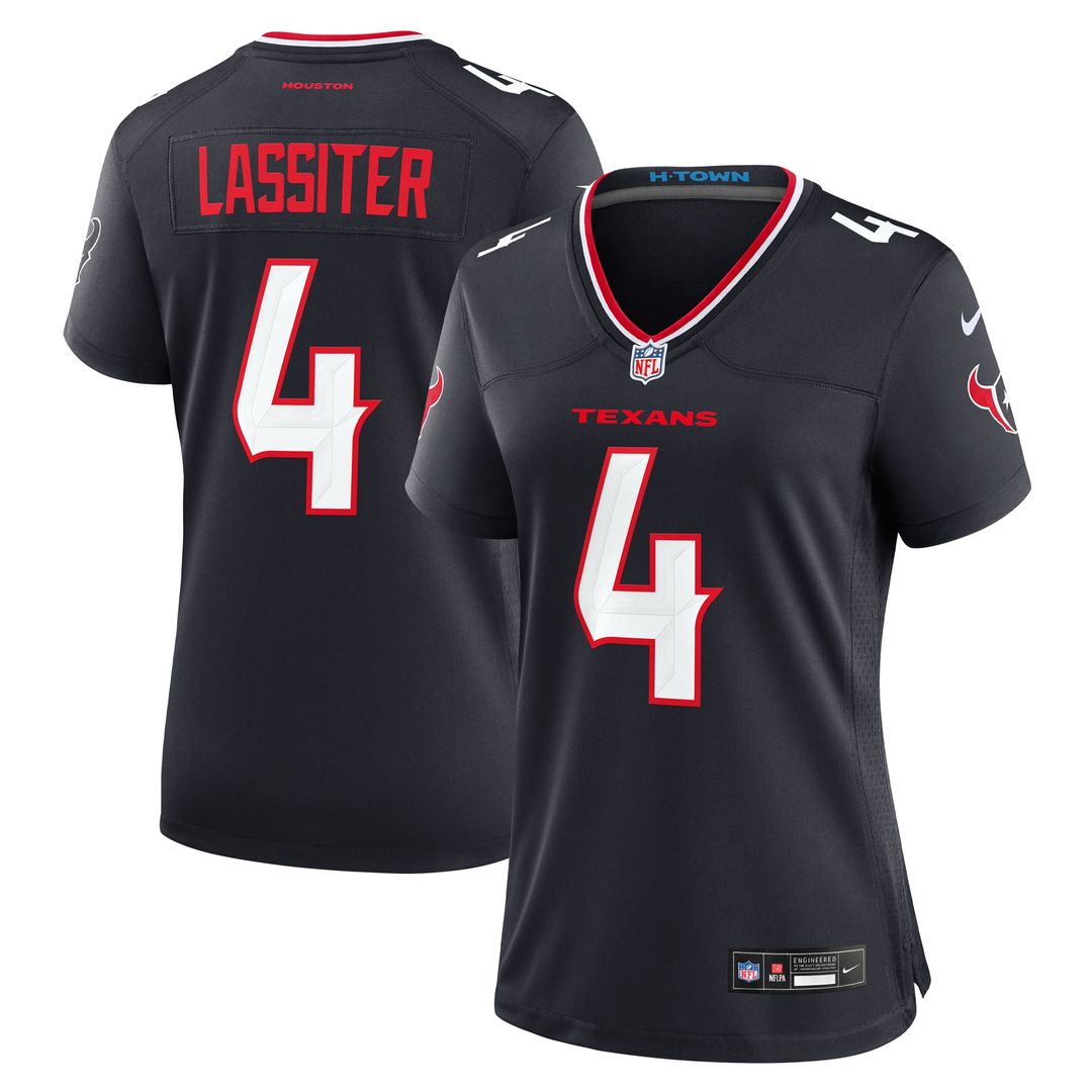 Kamari Lassiter Houston Texans Nike Women's Team Game Official Jersey -  Navy