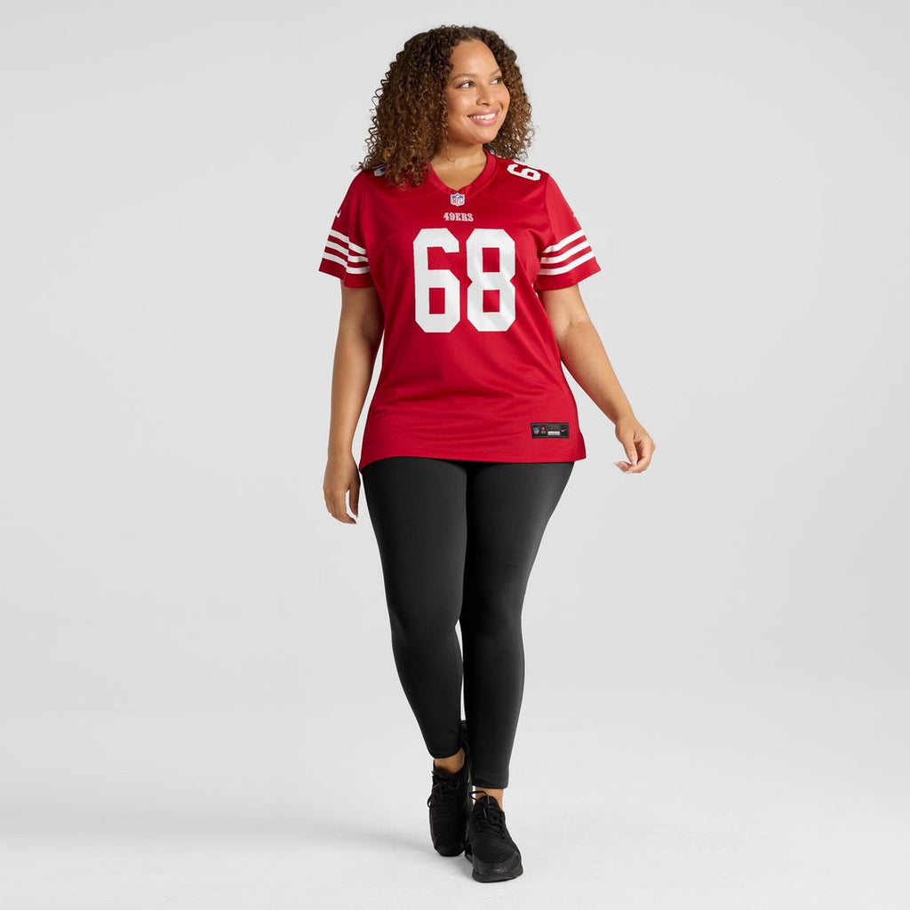 Colton McKivitz San Francisco 49ers Nike Women's Team Game Jersey - Scarlet