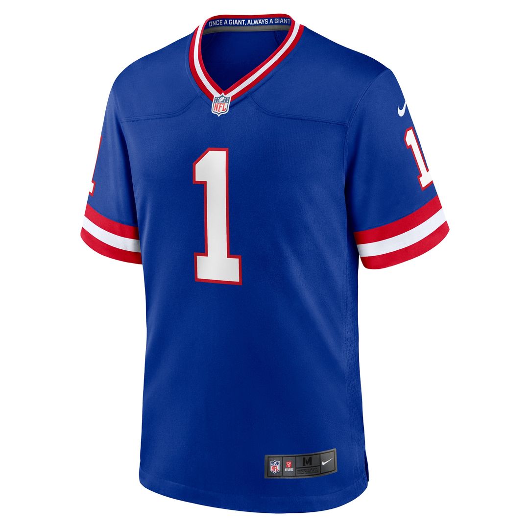 Malik Nabers New York Giants Nike Game Player Jersey - Royal