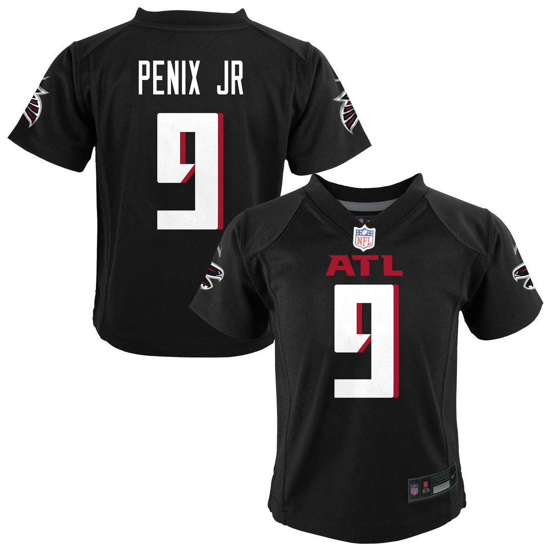 Michael Penix Jr. Atlanta Falcons Nike Toddler Game Official Jersey - Black