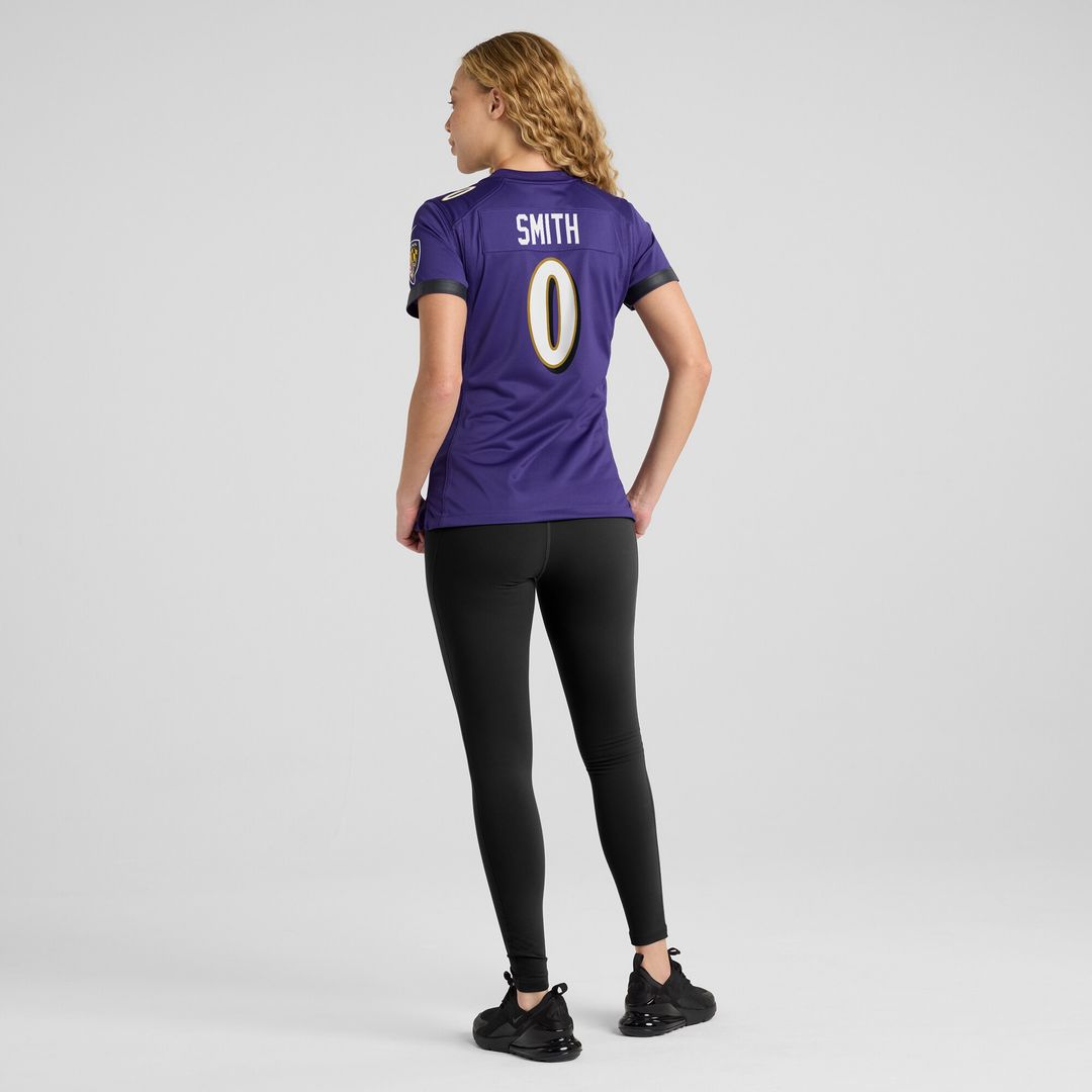 Roquan Smith Baltimore Ravens Nike Women's Team Game Official Jersey - Purple