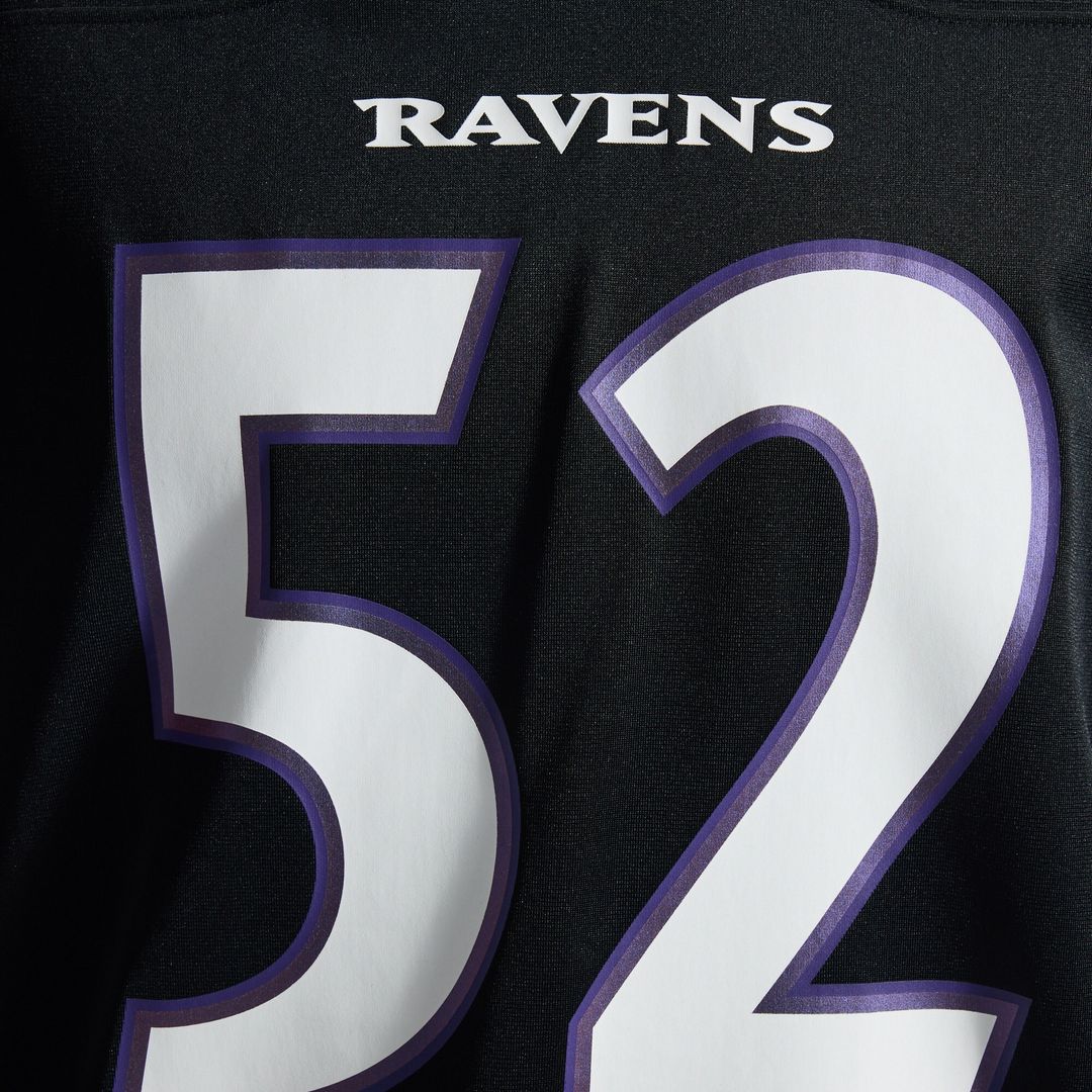 Ray Lewis Baltimore Ravens Nike Alternate Retired Player Game Official Jersey - Black