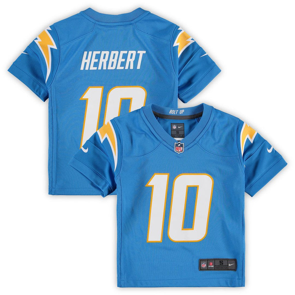 Justin Herbert Los Angeles Chargers Nike Preschool Game Official Jersey - Powder Blue