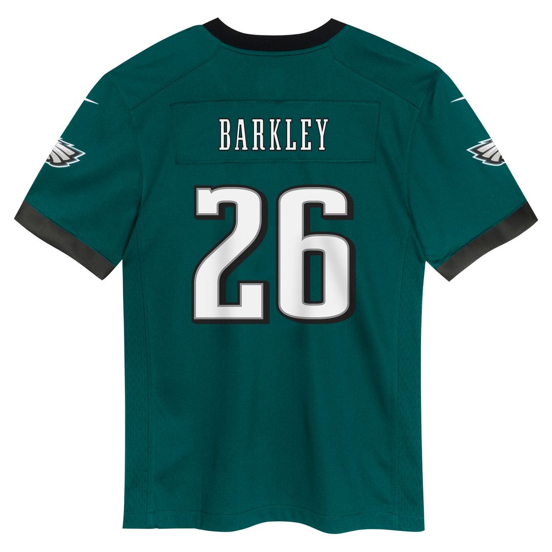 Saquon Barkley Philadelphia Eagles Nike Toddler Game Official Jersey - Midnight Green