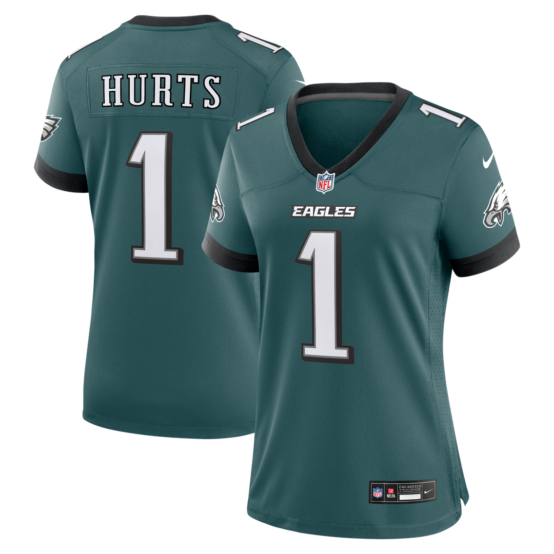Jalen Hurts Philadelphia Eagles Nike Women's Team Game Official Jersey -  Midnight Green