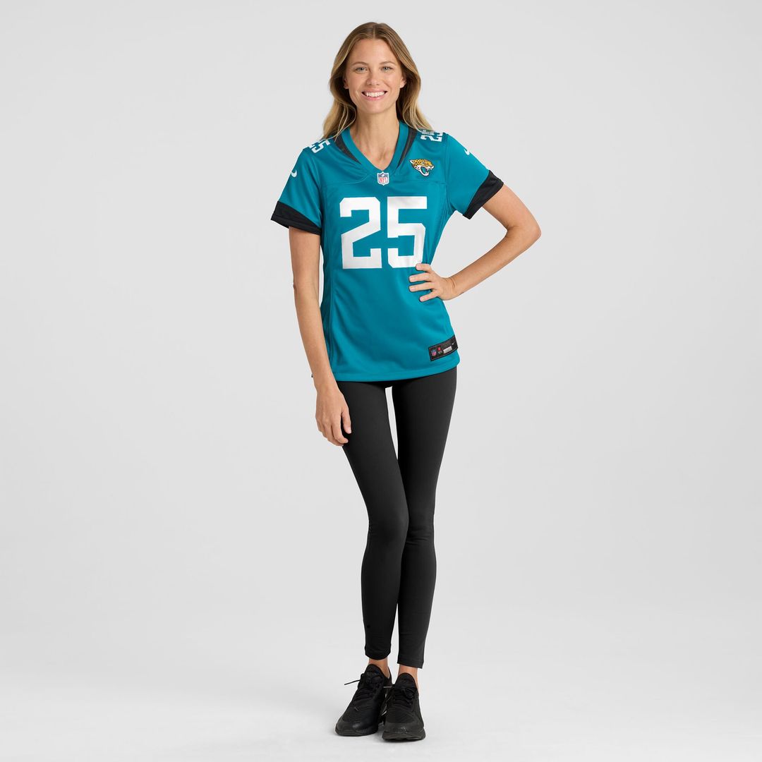 Rayuan Lane III Jacksonville Jaguars Nike Women's Team Game Official Jersey -  Teal