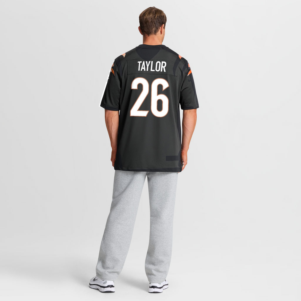 Ja'Sir Taylor Cincinnati Bengals Nike Team Game Jersey - Black
