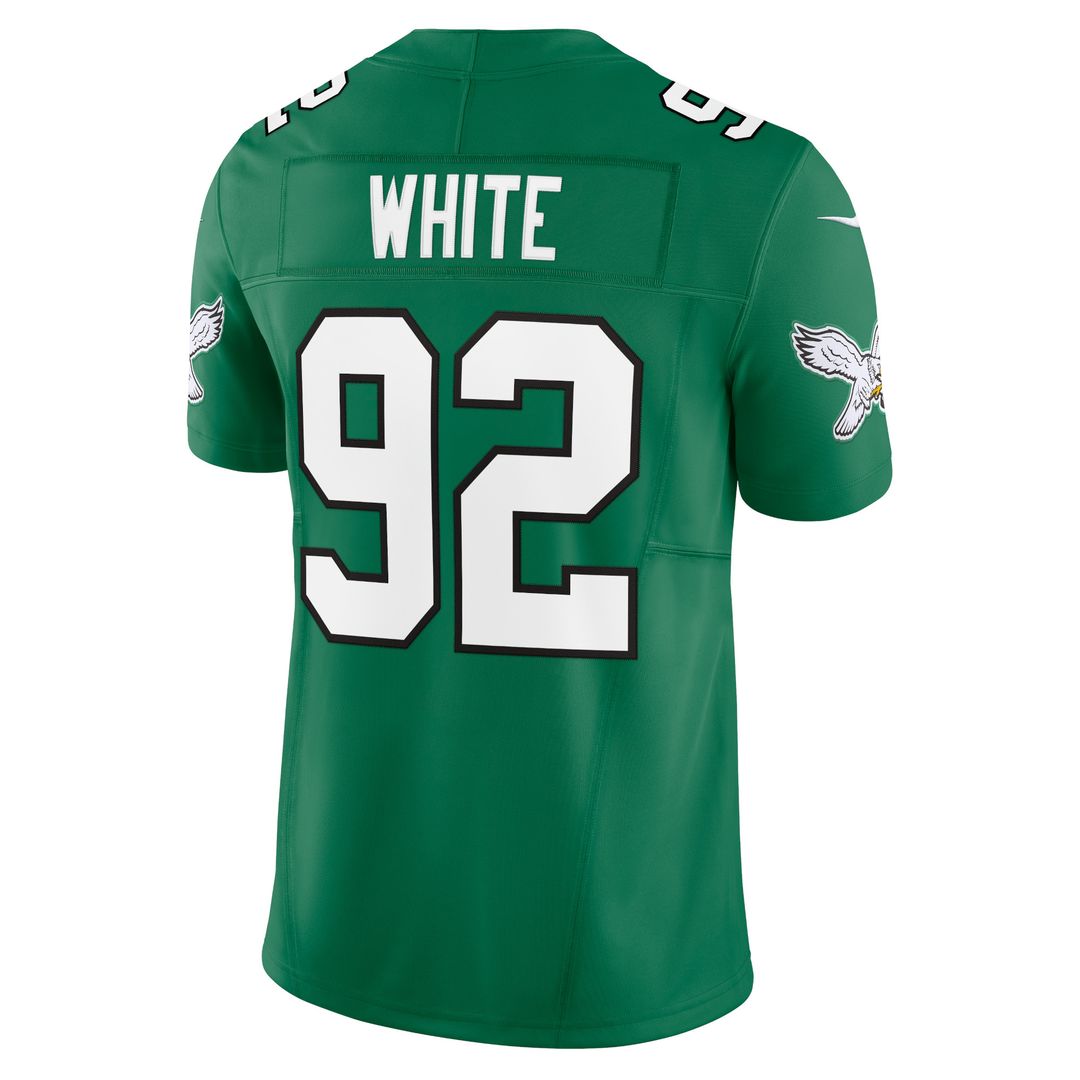 Reggie White Philadelphia Eagles Nike Alternate Vapor F.U.S.E. Limited Official Jersey - Kelly Green