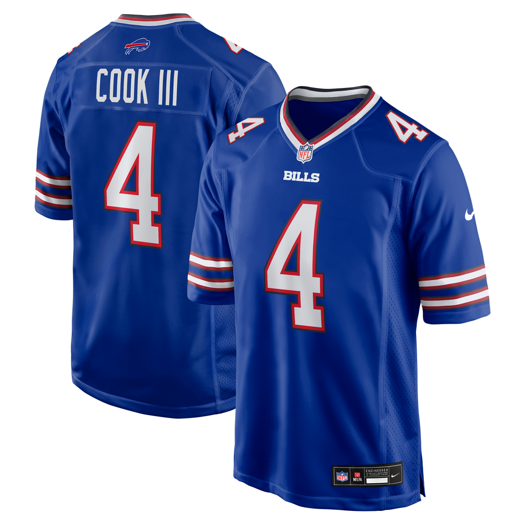 James Cook III Buffalo Bills Nike Team Game Official Jersey -  Royal