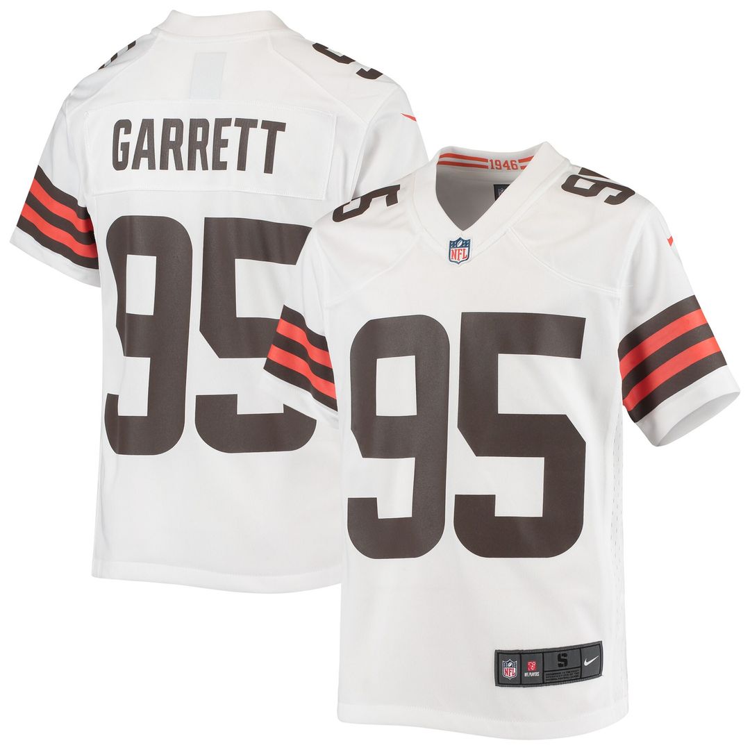 Myles Garrett Cleveland Browns Nike Youth Game Official Jersey - White