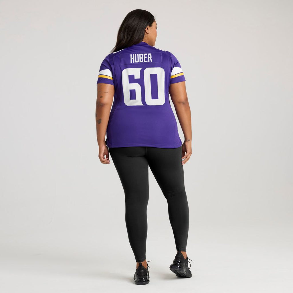 Joe Huber Minnesota Vikings Nike Women's Team Game Jersey - Purple