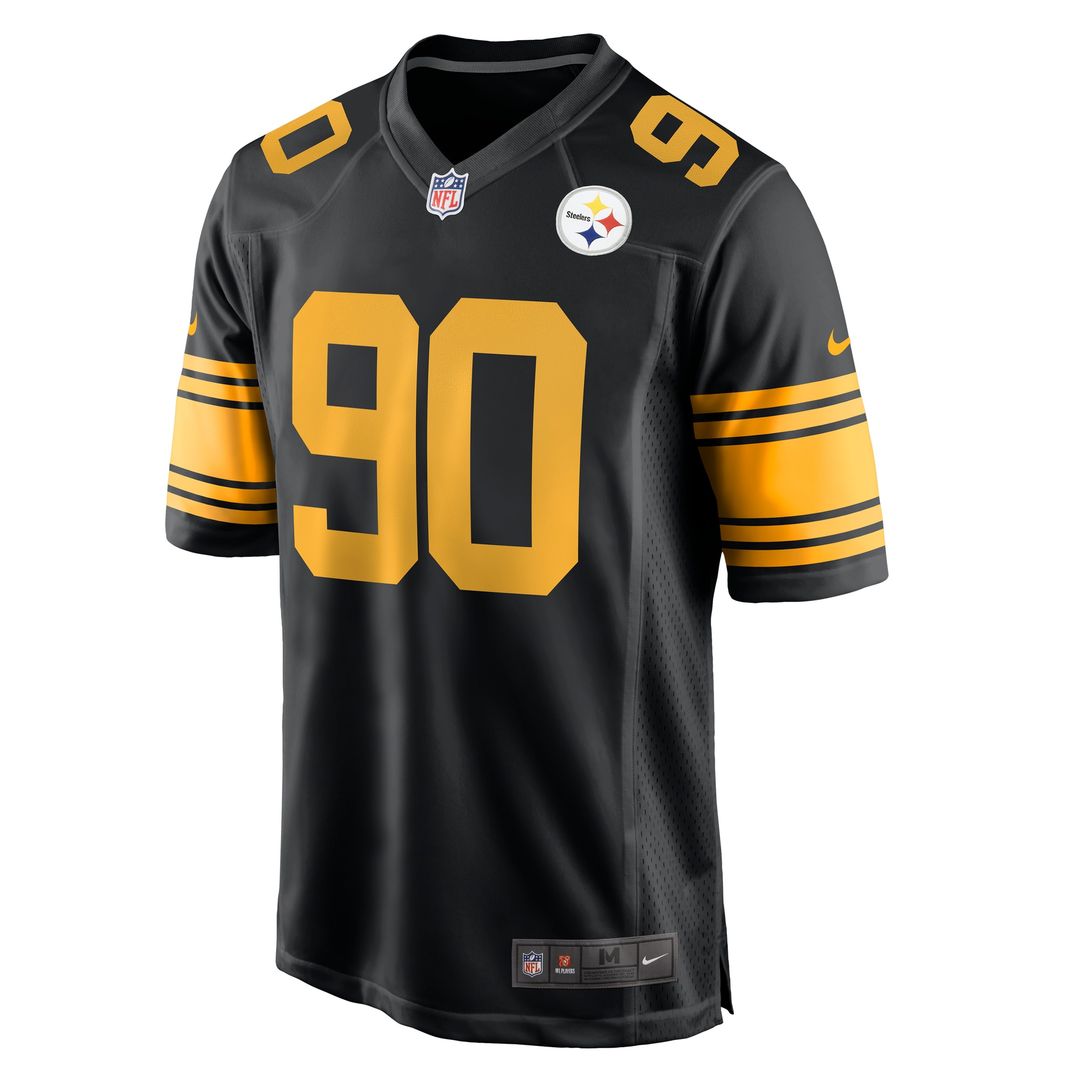 T.J. Watt Pittsburgh Steelers Nike Alternate Game Official Jersey -  Black