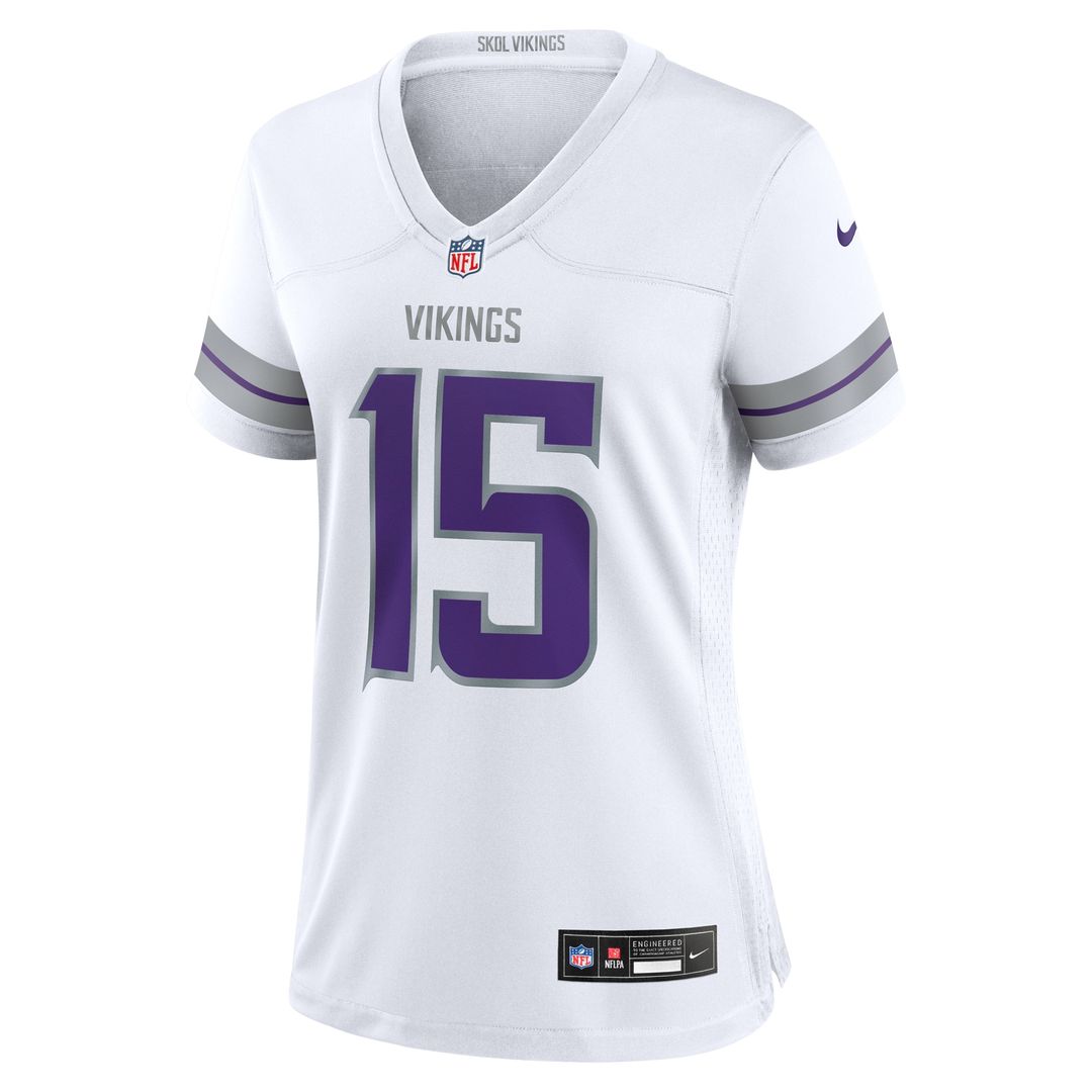 Dallas Turner Minnesota Vikings Nike Women's Alternate Game Official Jersey -  Purple