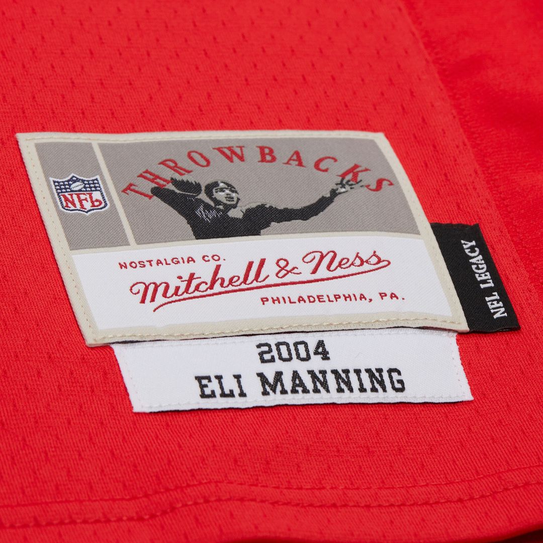 Eli Manning New York Giants Mitchell & Ness 2004 Legacy Replica Jersey - Red