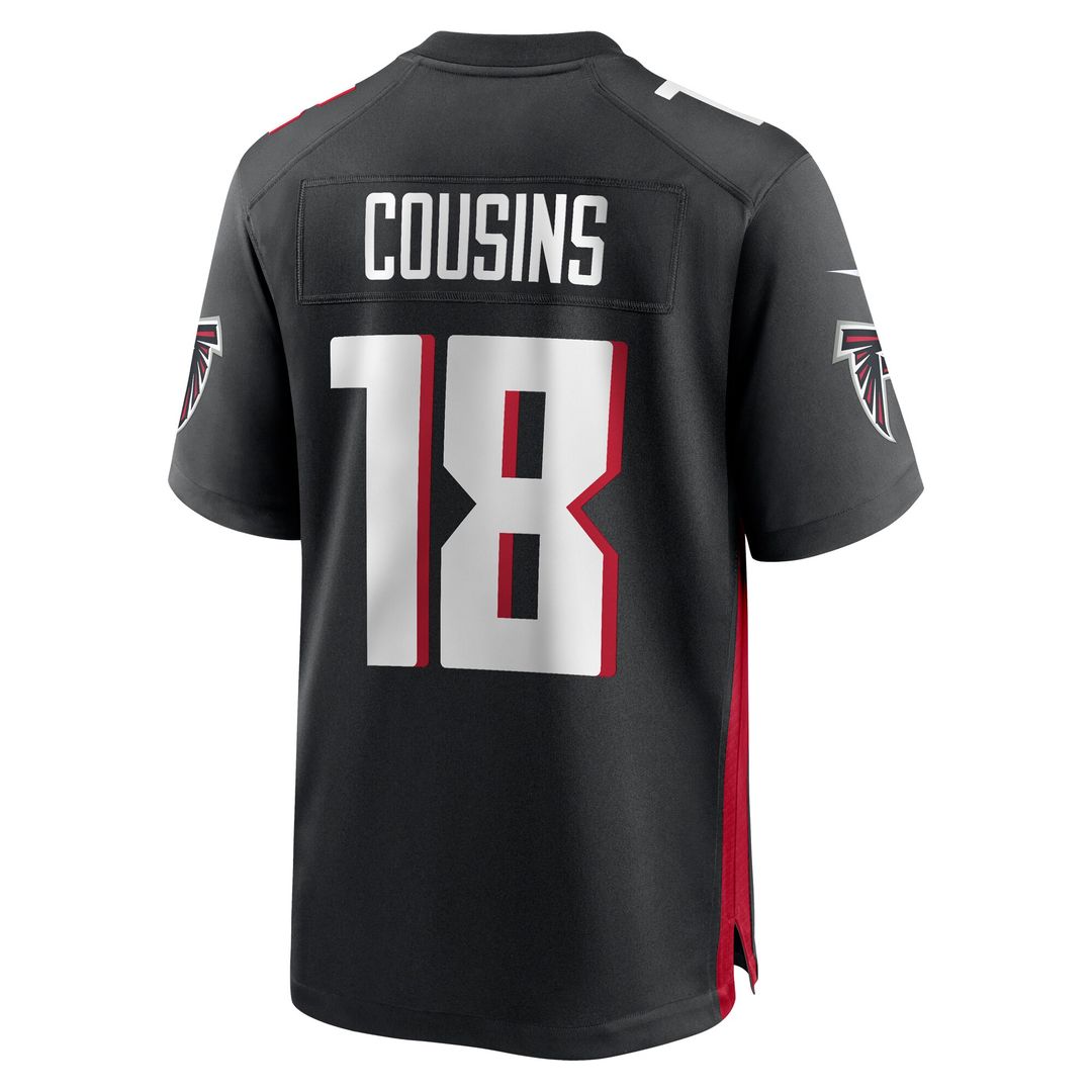 Kirk Cousins Atlanta Falcons Nike Youth Game Official Jersey - Black